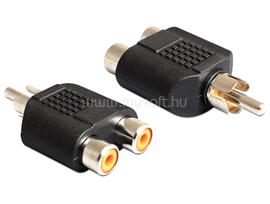 DELOCK 2 x RCA anya > 1 x RCA apa adapter DL84499 small