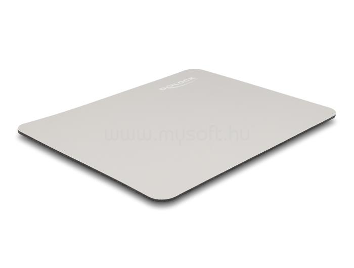 DELOCK 220 x 180 mm méretű üvegborítású egérpad (szürkés bézs)