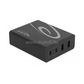 DELOCK 41440 2xUSB-C PD + 2xUSB-A 112W hálózati töltő DL41440 small