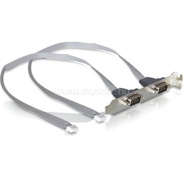 DELOCK 41791 belső 2x2mm COM port/külső 2xsoros DB9 PCI port