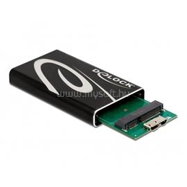 DELOCK 42006 SuperSpeed USB3.2 Micro-B - mSATA SSD külső ház DL42006 small