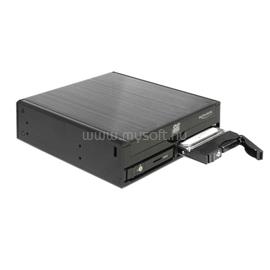 DELOCK 47230 1x keskeny kivitelű 5.25" meghajtó + 2x 2.5" SATA tárhely mobil 5.25" beépítő keret DL47230 small
