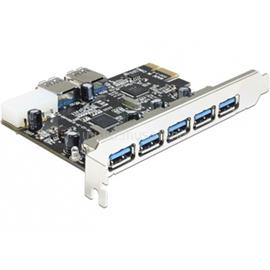 DELOCK 5 x külső + 2 x belső USB 3.0 PCI Express kártya DL89355 small