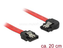 DELOCK 6 Gb/s sebességet biztosító SATA-kábel egyenes csatlakozódugóval > balra néző SATA-csatlakozó DL83962 small