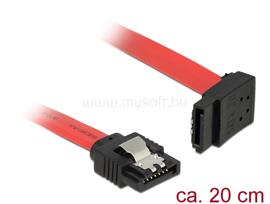 DELOCK 6 Gb/s sebességet biztosító SATA-kábel egyenes csatlakozódugóval > felfelé néző SATA-csatlakozó DL83972 small