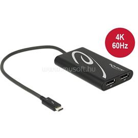 DELOCK 62708 ThunderboltT 3 apa > 2 x Displayport anya 4K 60 Hz adapter DL62708 small