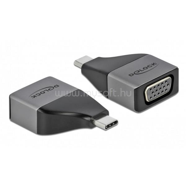 DELOCK 64002 USB Type-C apa > VGA anya 1080p kompakt kialakítású adapter