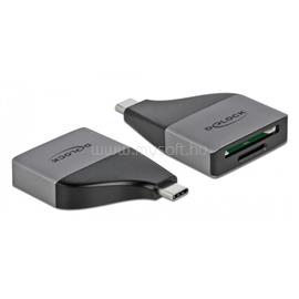 DELOCK 64117 SD/MMC/Micro SD memóriakártyákhoz USB Type-C kártyaolvasó DL64117 small