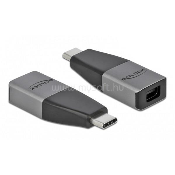 DELOCK 64121 USB Type-C apa > mini DisplayPort anya 4K 60Hz kompakt adapter