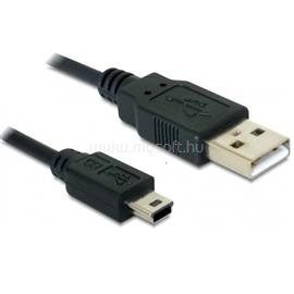 DELOCK 82273 USB 2.0-A > USB mini-B 5 pin 1 m apa / apa kábel DL82273 small