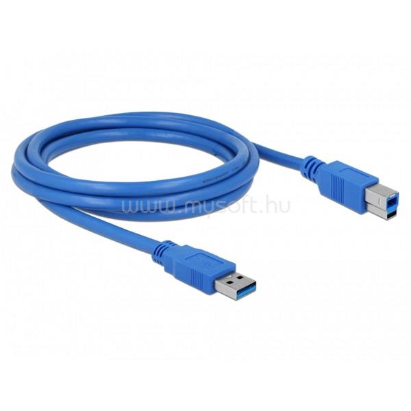 DELOCK 82434 USB 3.0 A-B apa/apa 2m kábel