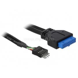 DELOCK 83095 USB 3.0 19 tűs header anya > USB 2.0 8 tűs header apa kábel DL83095 small