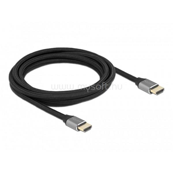 DELOCK 83997 3m Ultra nagy sebességű HDMI 48Gbps 8K 60Hz szürke kábel