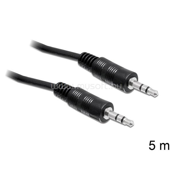 DELOCK 84438 DC jack 3.5 mm apa / apa 5 m audio kábel