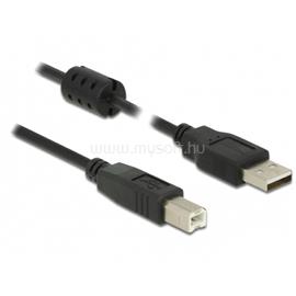 DELOCK 84895 USB 2.0-A > USB-B apa/apa 1m fekete kábel DL84895 small