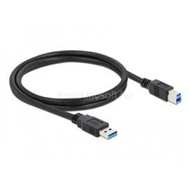 DELOCK 85069 USB 3.0-A > USB-B apa/apa 3m fekete kábel DL85069 small