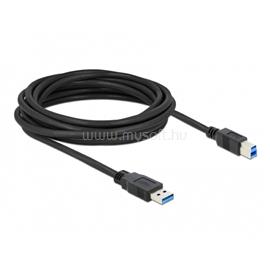 DELOCK 85070 USB 3.0-A > USB-B apa/apa 5m fekete kábel DL85070 small