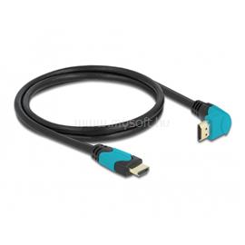DELOCK 86991 1m High Speed HDMI 48Gbps apa egyenes - apa 90°-ban lefelé hajlított kábel DL86991 small