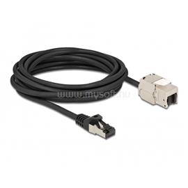 DELOCK 87030 5m Cat.6A RJ45 apa - Keystone modulos RJ45 anya kábel DL87030 small