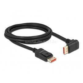 DELOCK 87051 2m DisplayPort 8K 60Hz apa egyenes - apa 90°-ban lefelé hajlított kábel DL87051 small