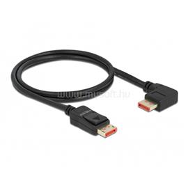 DELOCK 87060 1m DisplayPort 8K 60Hz apa egyenes - apa 90°-ban jobbra hajlított kábel DL87060 small