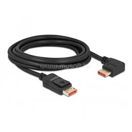 DELOCK 87067 3m DisplayPort 8K 60Hz apa egyenes - apa 90°-ban jobbra hajlított kábel DL87067 small
