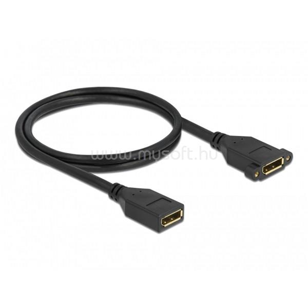 DELOCK 87100 1m DisplayPort 1.2 4K 60Hz anya - rögzíthető anya kábel