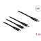 DELOCK 87149 1m 3 az 1-ben USB-C - Lightning/MicroUSB/USB-C töltő kábel DL87149 small