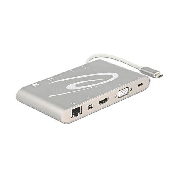 DELOCK 87298 USB Type-C 3.1-es 4K dokkolóállomás