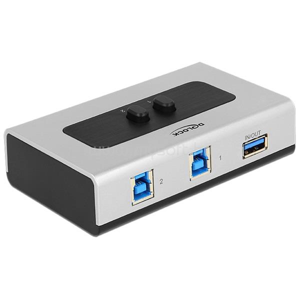 DELOCK 87667 2 portos manuális kétirányú USB 3.0 kapcsoló