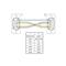 DELOCK 87785 2m RS-232 D-Sub 9 anya - anya CTS/RTS auto soros kábel DL87785 small