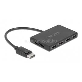 DELOCK 87794 4xDisplayPort 1.4 kimenet - 1xDisplayPort bemenet splitter DL87794 small