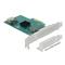 DELOCK 89051 4xSATA 6Gb/s RAID/HyperDuo low profile PCI Express kártya DL89051 small