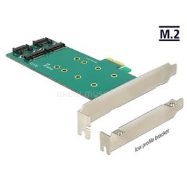 DELOCK 89473 PCI Express kártya - 2 db belső M.2 B 110mm - Low Profile DL89473 small