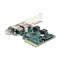 DELOCK 90106 2xUSB 10Gbps alacsony profil PCI Express x4 kártya DL90106 small
