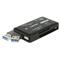 DELOCK 91758 CF/SD/Micro SD/MS/M2/xD memóriakártyákhoz USB 3.2 kártyaolvasó DL91758 small