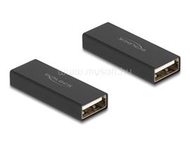 DELOCK A-típusú USB 2.0 fém adapter anya - anya DL65106 small