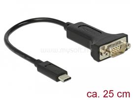 DELOCK Adapter, USB Type-C > 1 db soros DB9 RS-232 DL63908 small