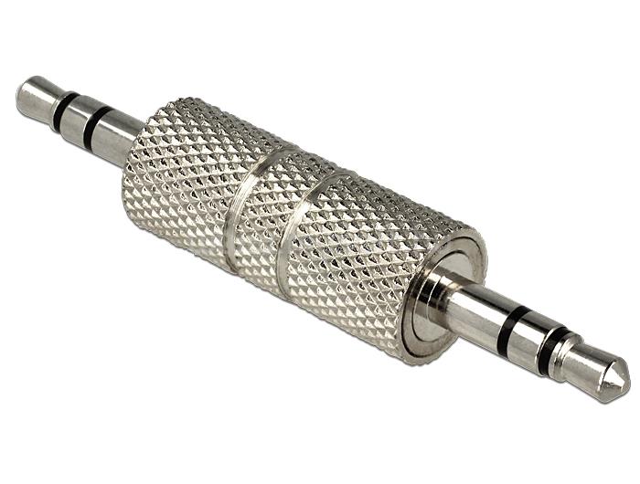 DELOCK Adapter Audio Stereo jack 3.5 mm apa > 3.5 mm 3 pin apa