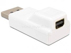 DELOCK Adapter Displayport apa > Displayport mini anya (fehér) DL65240 small