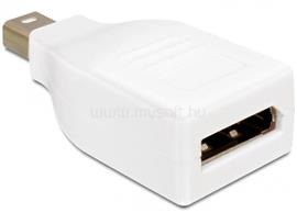 DELOCK Adapter Displayport mini apa > Displayport anya nikkel bevonat, fehér DL65239 small