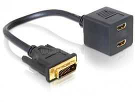 DELOCK adapter DVI 25 apa 2x HDMI anyára DL65069 small