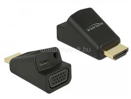 DELOCK Adapter HDMI-A dugó > VGA hüvely audióval DL65895 small