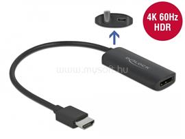 DELOCK Adapter HDMI-A-dugós csatlakozó - DisplayPort-csatlakozóhüvely 4K 60 Hz DL63206 small