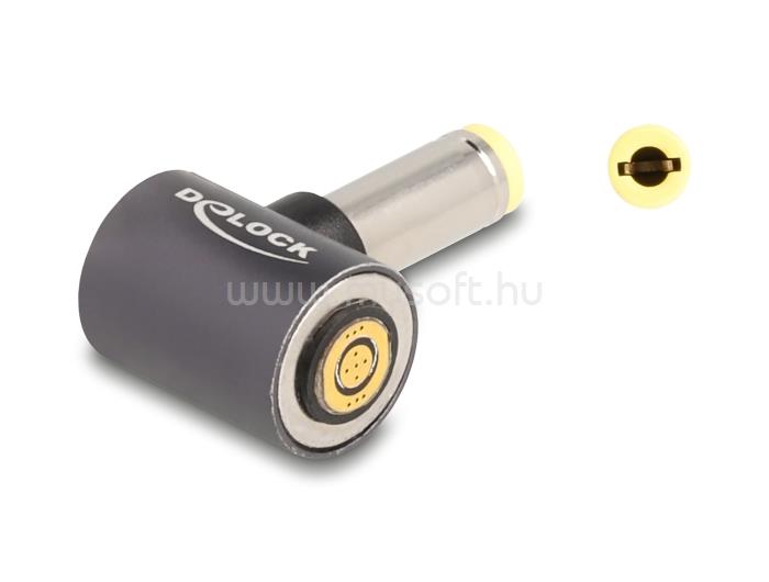 DELOCK Adapter Laptop töltő kábelhez 5,5 x 2,5 mm apa mágneses 8 tűs konnektor