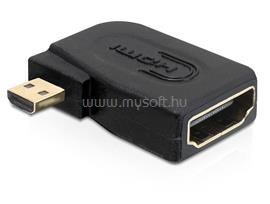 DELOCK adapter magas sebességű HDMI - micro D apa > A anya oldalra fordítva DL65352 small