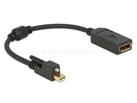 DELOCK Adapter mini Displayport 1.2-dugós csatlakozó csavarral > Displayport-csatlakozóhüvely 4K DL62638 small