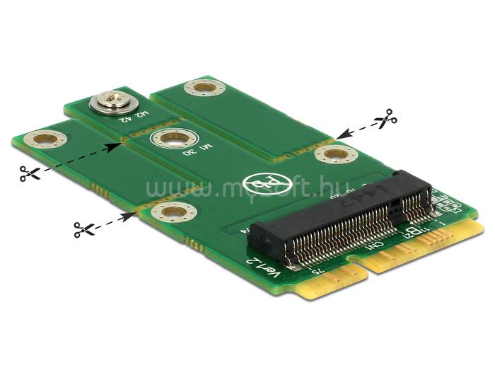 DELOCK Adapter MiniPCIe > M.2 NGFF
