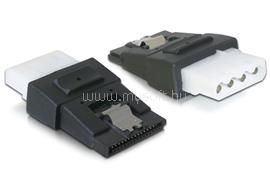 DELOCK Adapter Power 4tűs Molex female > SATA power 15tűs male rögzítővel DL65046 small