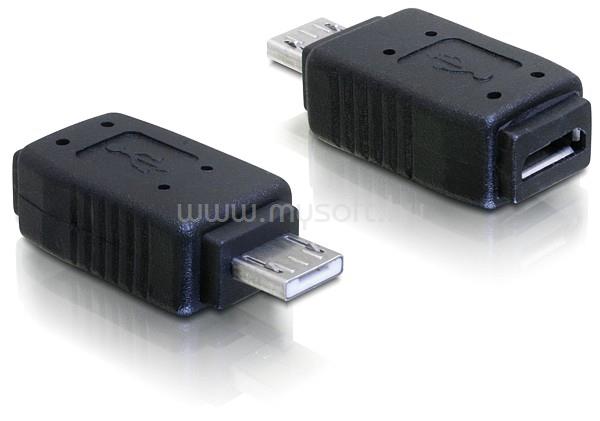 DELOCK adapter USB micro-A+B anya USB micro-A-apa